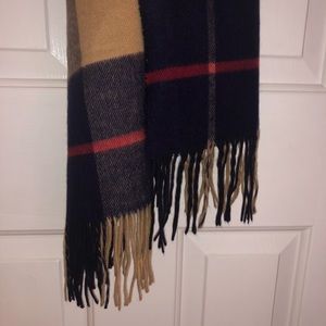 DIOR plaid scarf